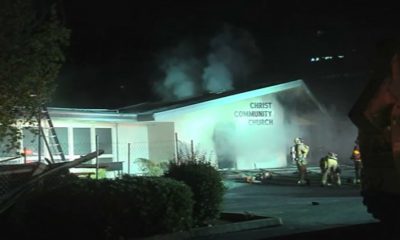 Man arrested after second church fire in Concord
