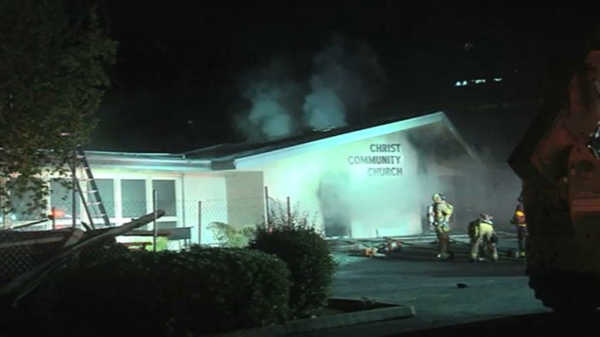 Man arrested after second church fire in Concord